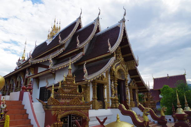 istock Buddhist temple in Chiang mai 1212446853
