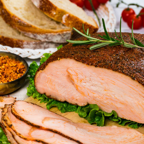 istock Roasted Turkey Breast Cajun Style Deli Lunch Meat 1212453152