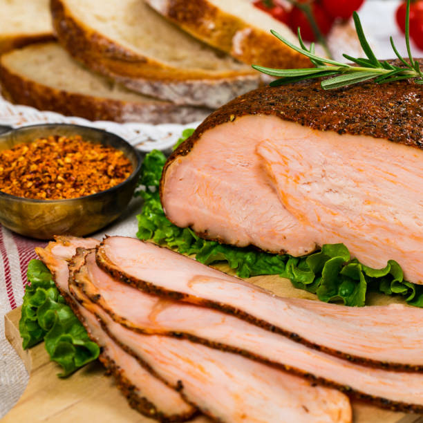istock Roasted Turkey Breast Cajun Style Deli Lunch Meat 1212453208