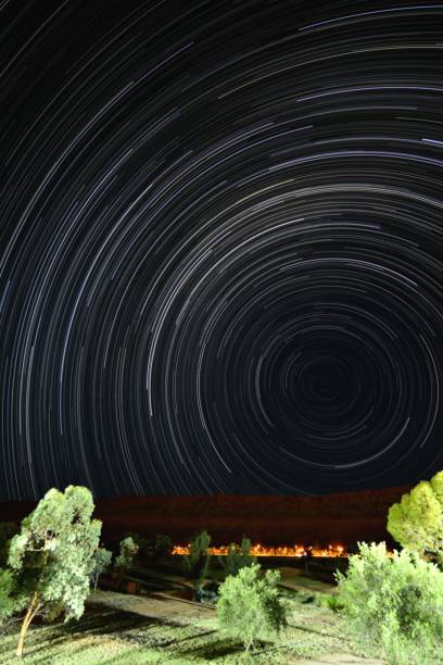 krzyż południa - uluru alice springs australia australian culture zdjęcia i obrazy z banku zdjęć