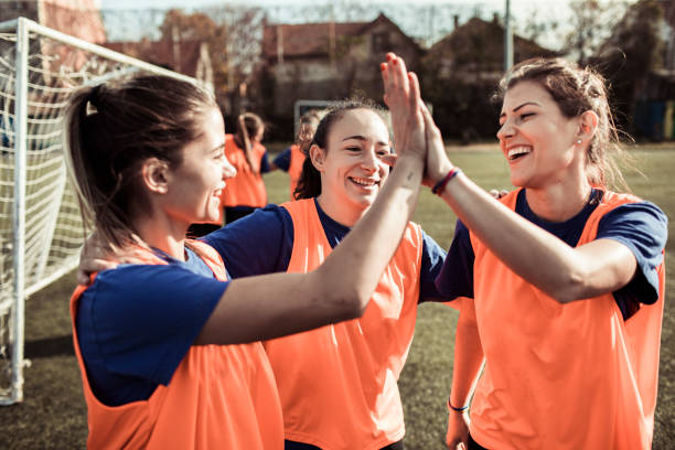 istock Female Soccer Team 1212465917