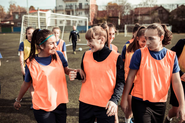 istock Female Soccer Team 1212466734