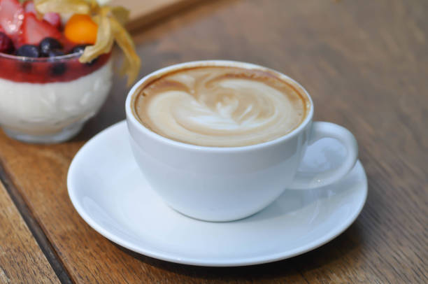istock hot coffee or hot cappuccino 1212477395