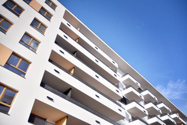 istock Modern and new apartment building. 1212482394