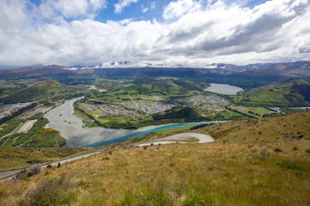 istock A beautiful bend in the Shotover river from Nugget point 1212483734