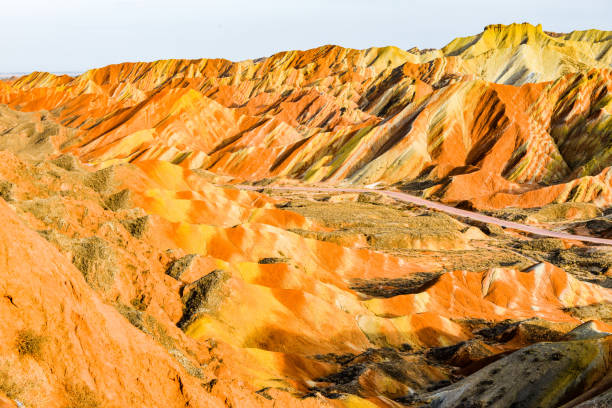 istock Beautiful scenic view of Danxia land form 1212484896