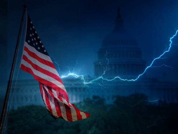 istock US Capitol Dome against a stormy sky 1212485771
