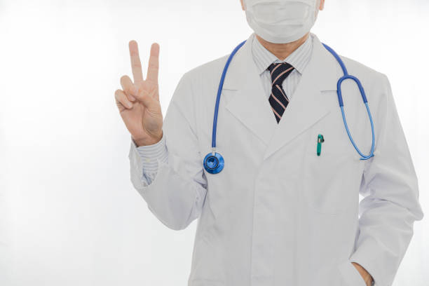 istock Doctor wearing a mask to prevent infection 1212492928