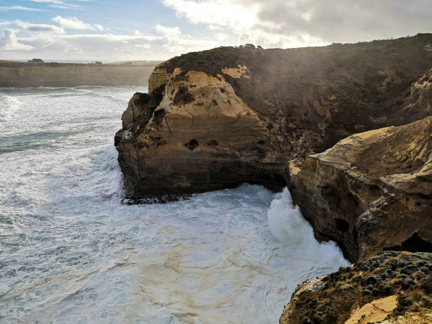 istock Waves on Port Campbell National Park coast, Victoria 1212497028