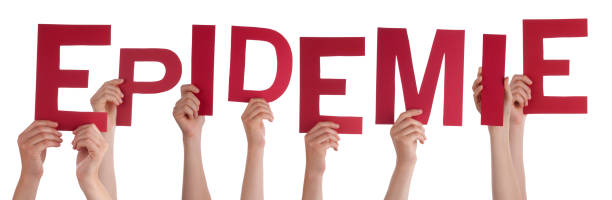 istock People Hands Holding Word Epidemie Means Epidemic, Isolated Background 1212497649