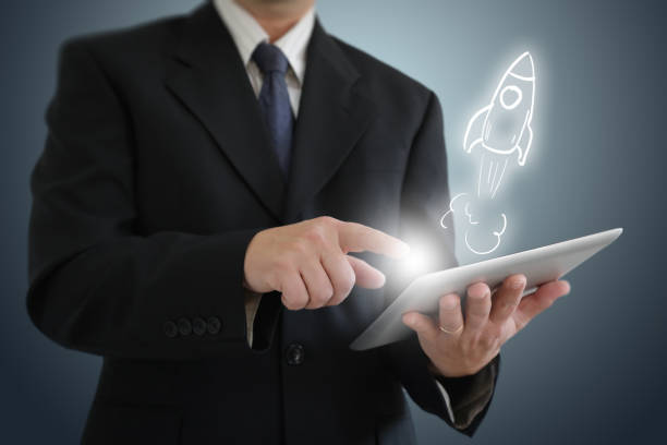 istock Leadership rocket startup idea innovation business success 1212501165