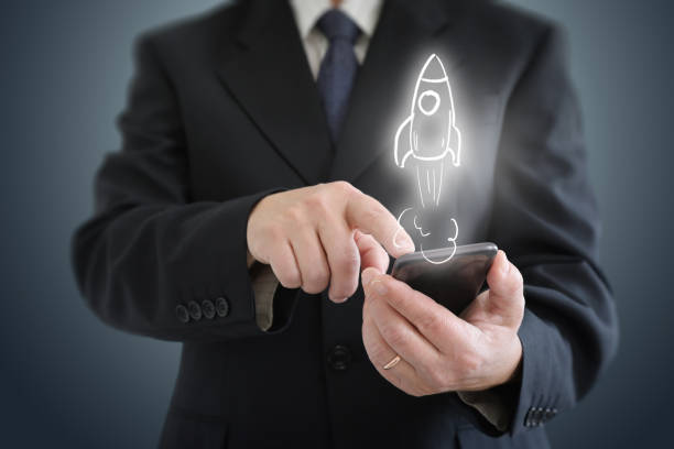 istock Leadership rocket startup idea innovation business success 1212501197