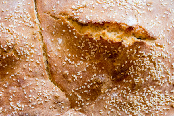 istock Homemade wholewheat bread with sesame 1212506988