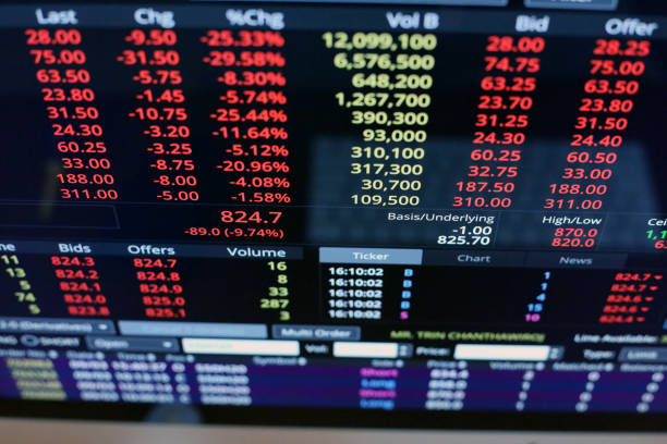 istock Thailand Stock Exchange, Streaming Trade Screen 1212507026