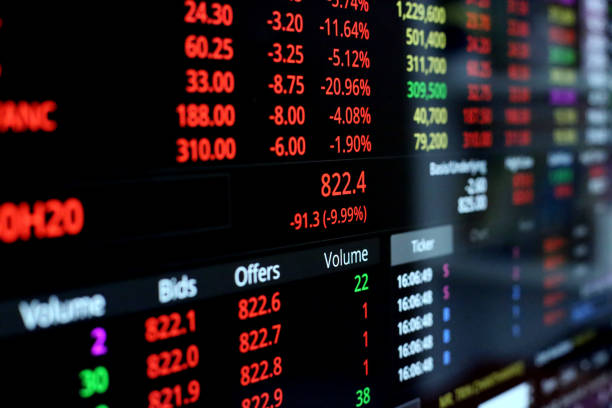 istock Thailand Stock Exchange, Streaming Trade Screen 1212507147