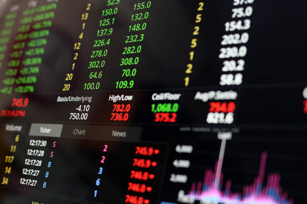istock Thailand Stock Exchange, Streaming Trade Screen 1212507318