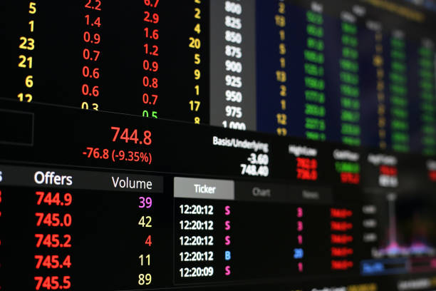 istock Thailand Stock Exchange, Streaming Trade Screen 1212507351