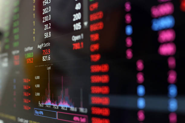 istock Thailand Stock Exchange, Streaming Trade Screen 1212507399