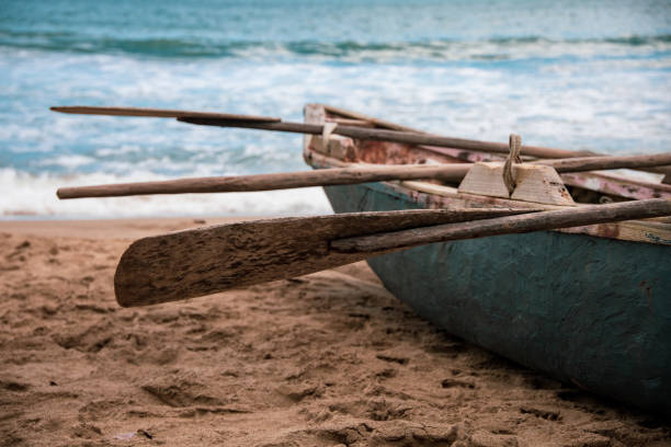 Fishermen's boat on the beach
