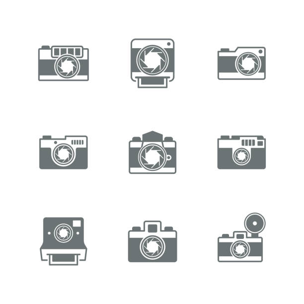 Camera and Photography icons Camera and Photography icons,vector illustration.
EPS 10. vintage video camera stock illustrations