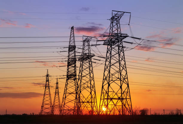 istock power line on the field 1212524638