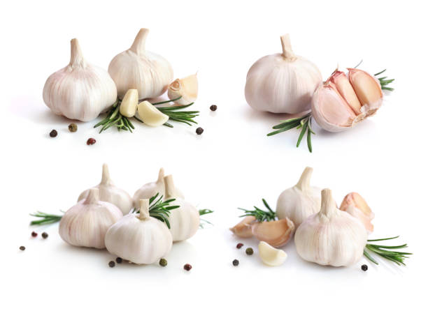 istock Set of garlic 1212525927