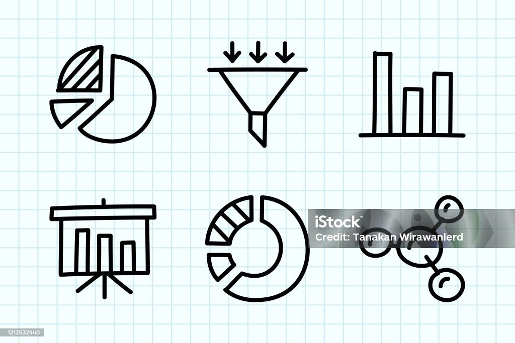 Data Analytics Doodle Drawing Stock Illustration - Download Image Now ...