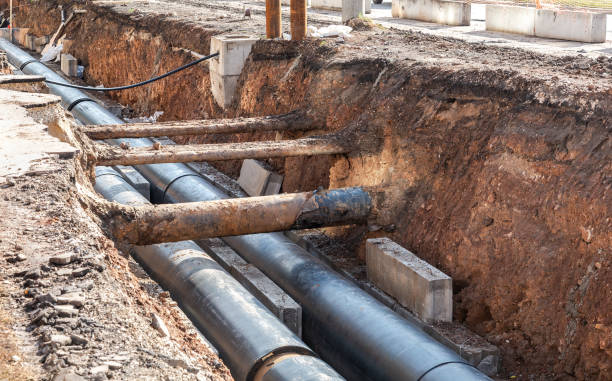 istock Replacement of heating pipes and modernization of the heating system 1212532826
