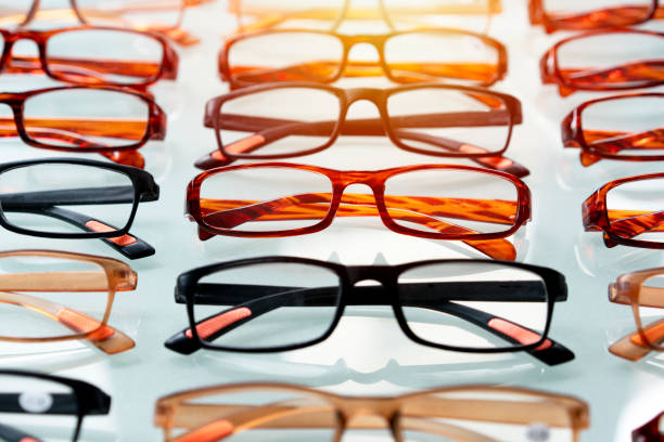 istock A set of glasses model on the table, close up 1212536582