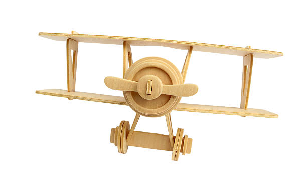 istock Wooden toy airplane 121254509