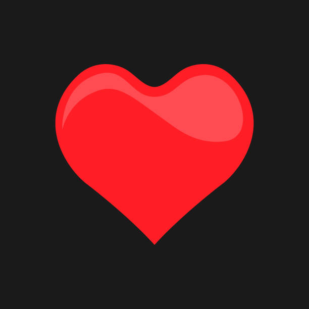 2,200+ Red Heart Black Background Illustrations, Royalty-Free Vector  Graphics & Clip Art - Istock