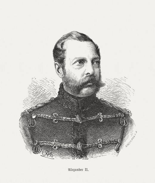 istock Alexander II of Russia (1818-1881), wood engraving, published in 1893 1212550223