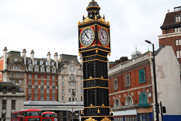 Clock in London stock photo