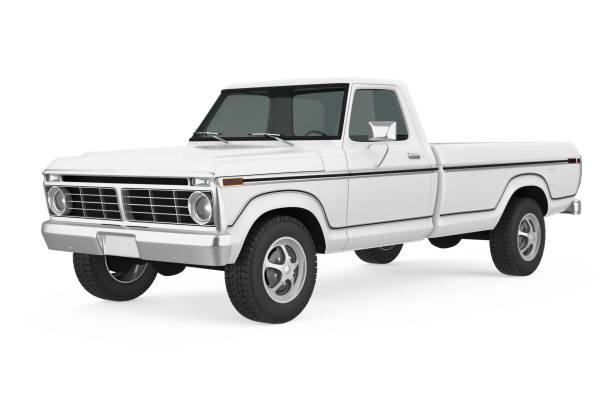 istock Vintage Pickup Truck Isolated 1212550652