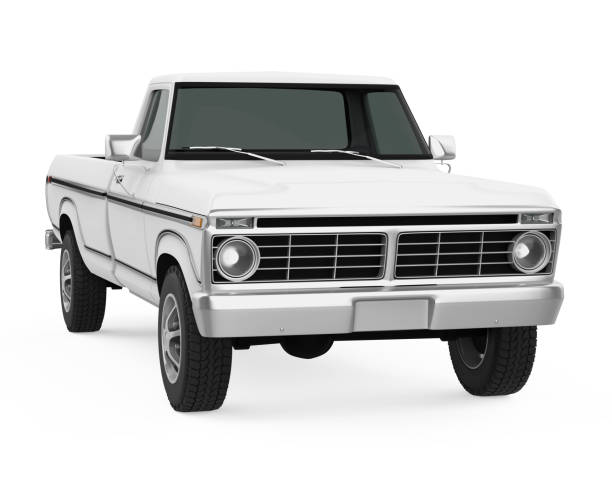 istock Vintage Pickup Truck Isolated 1212551364
