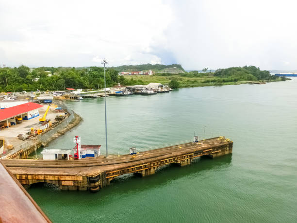 istock View of Panama Canal from cruise ship 1212553200