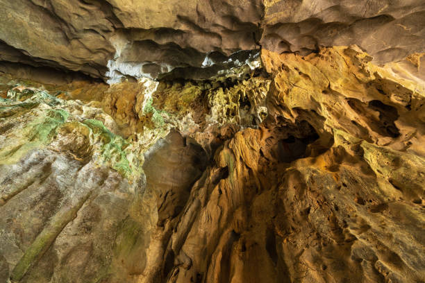 The hospital cave of Cat Ba Island in Vietnam The hospital cave of Cat Ba Island in Vietnam haiphong province photos stock pictures, royalty-free photos & images