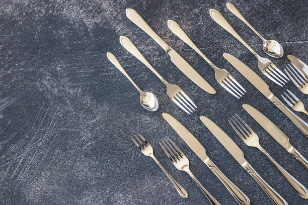 istock Knives, forks and spoons 1212553393