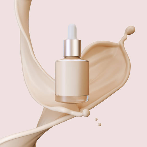 istock Concealer cosmetic product with liquid foundation. 1212554634