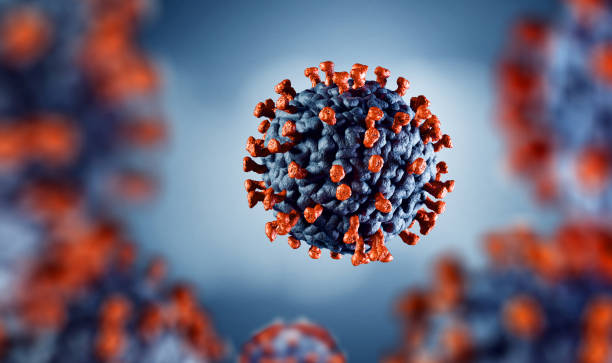 istock 3D illustration of corona virus coronavirus COVID-2019 in microscope 1212554860