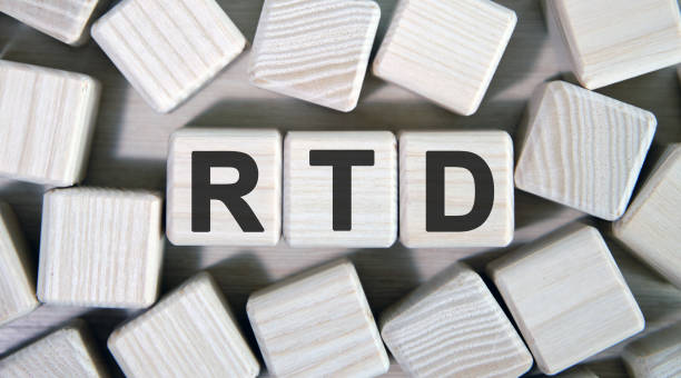 istock RTD - Research Technical Development acronym or REAL TIME DATA. Wooden cubes and many cubes around 1212555910