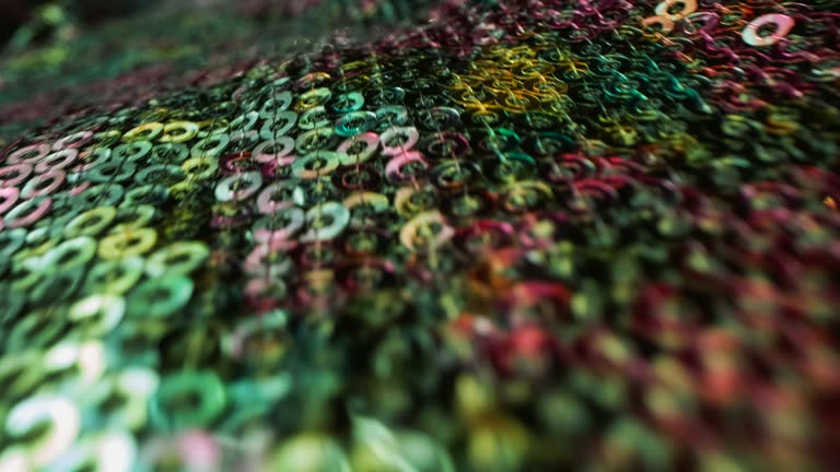Sequins textile background
