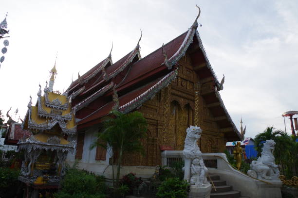 istock Buddhist temple in Chiang mai 1212557099