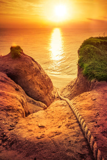 istock Rock cliff on the Danish west coast on the Atlantic 1212557575