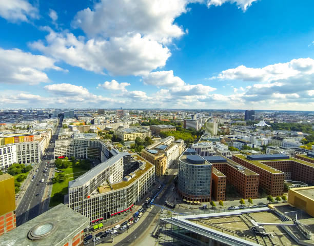 istock Aerial view of Berlin center, Germany 1212557678