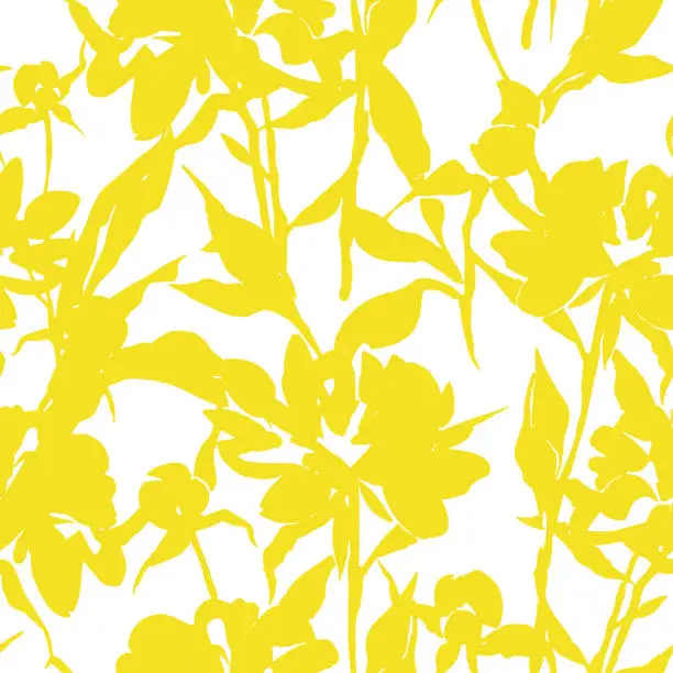 Vector illustration of Vector floral seamless pattern.