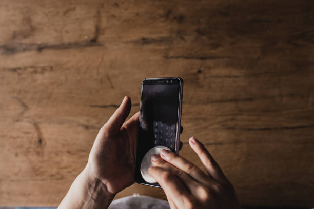 istock Hygiene of smart phone 1212561224