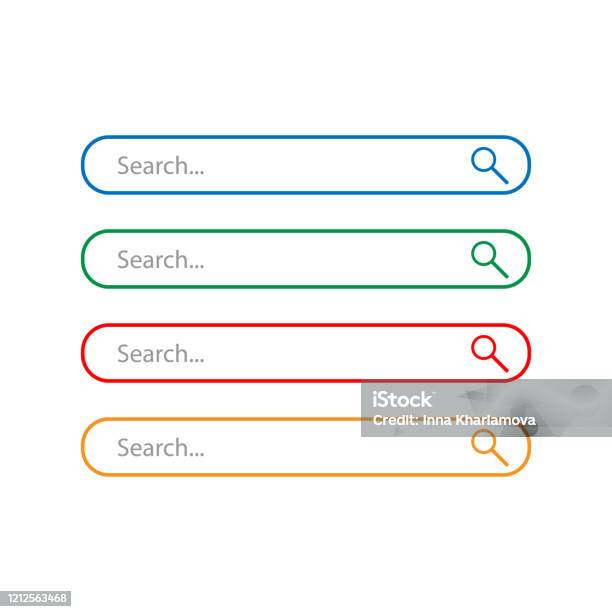 Round. Search Buttons Web Search Form And Button With Loupe Sign Variations Colors Rounded ...