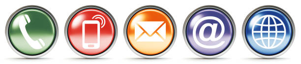 istock Contact icons (colorful version) 1212565777