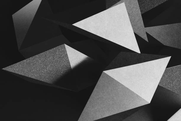 istock Abstract with elements of paper, geometric shapes composition 1212566677